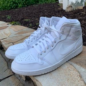 White Jordan High Tops